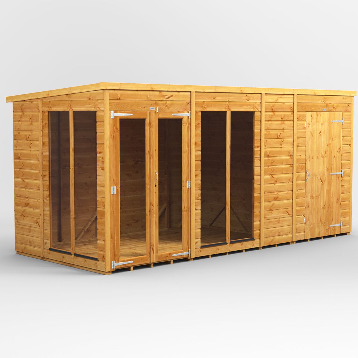 Powersheds Pent SumHouse Combi 14ft x 6ft 4ft Str
