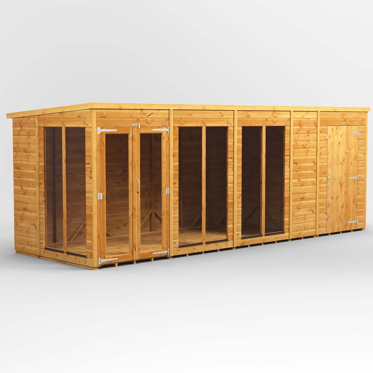 Powersheds Pent SumHouse Combi 18ft x 6ft 4ft Str
