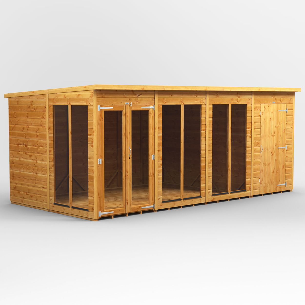 Powersheds Pent SumHouse Combi 16ft x 8ft 4ft Str