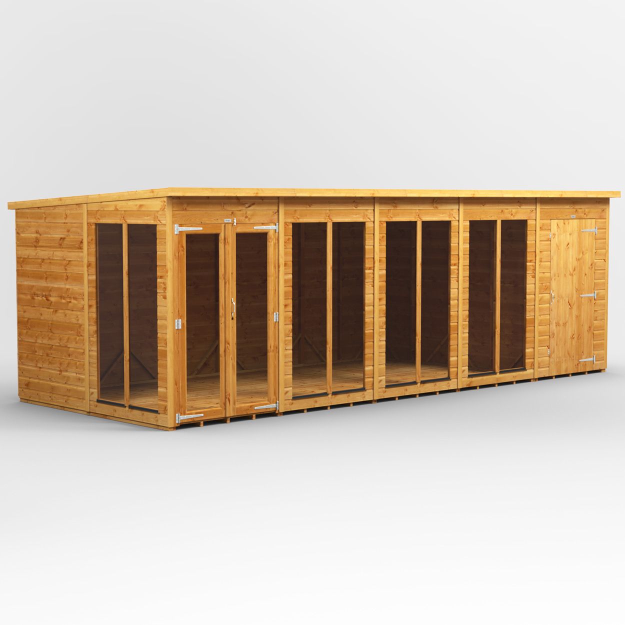 Powersheds Pent SumHouse Combi 20ft x 8ft 4ft Str