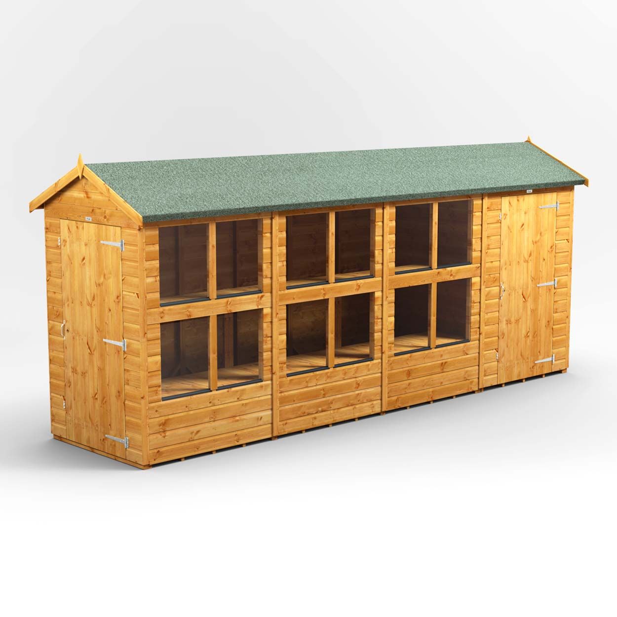 Powersheds Apex PottingShedComb 16ft x 4ft 4ft Str