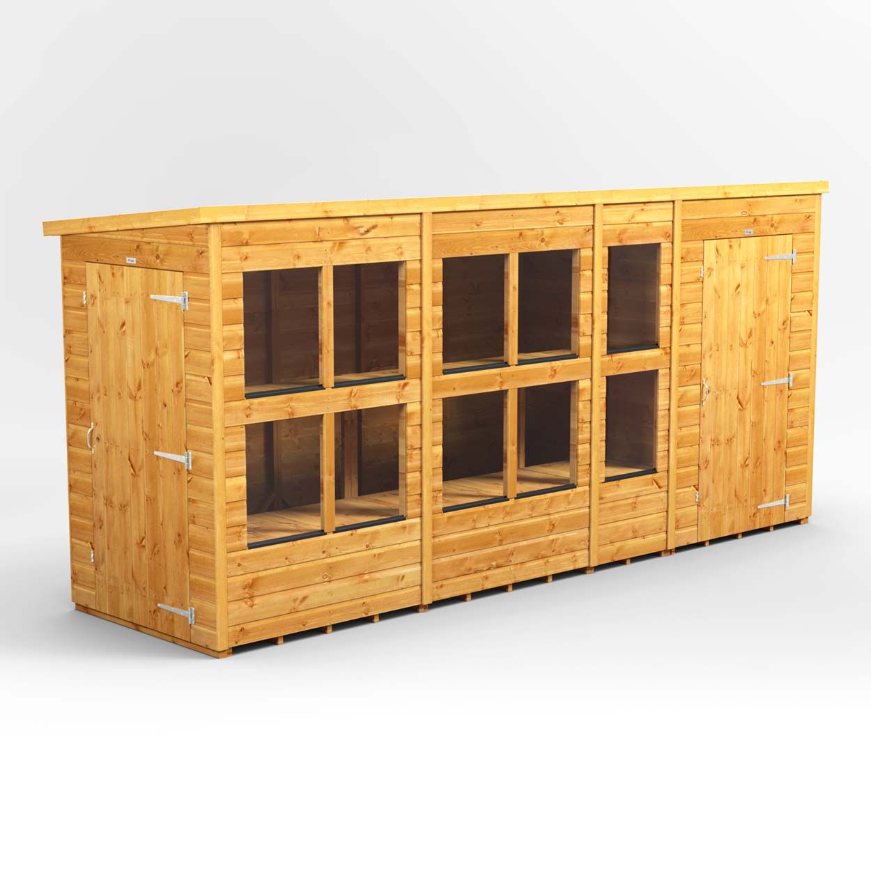 Powersheds Pent PottingShedComb 14ft x 4ft 4ft Str