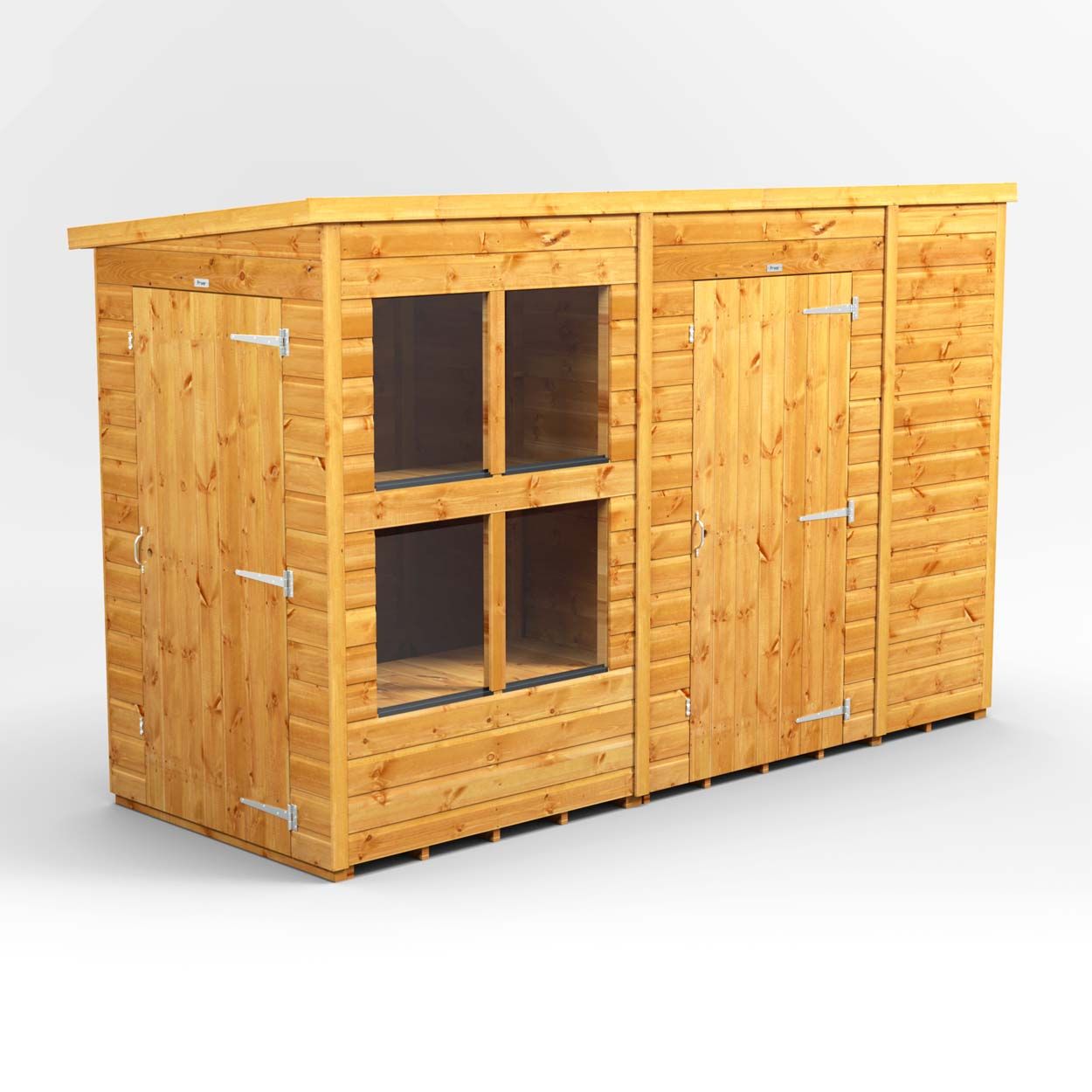 Powersheds Pent PottingShedComb 10ft x 4ft 6ft Str