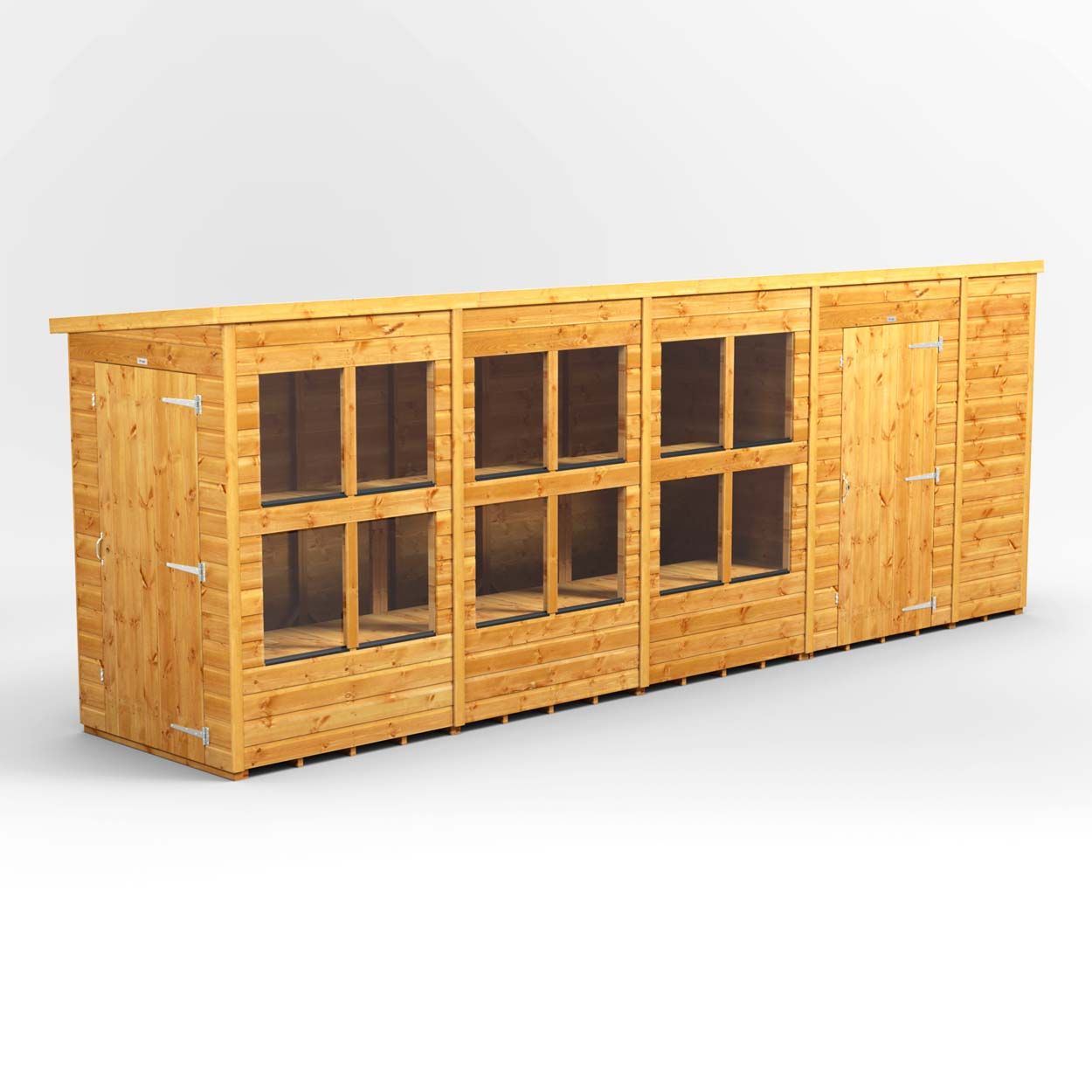 Powersheds Pent PottingShedComb 18ft x 4ft 6ft Str