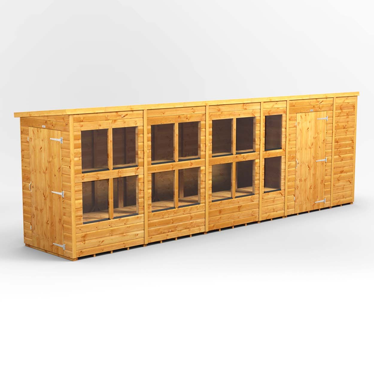 Powersheds Pent PottingShedComb 20ft x 4ft 6ft Str