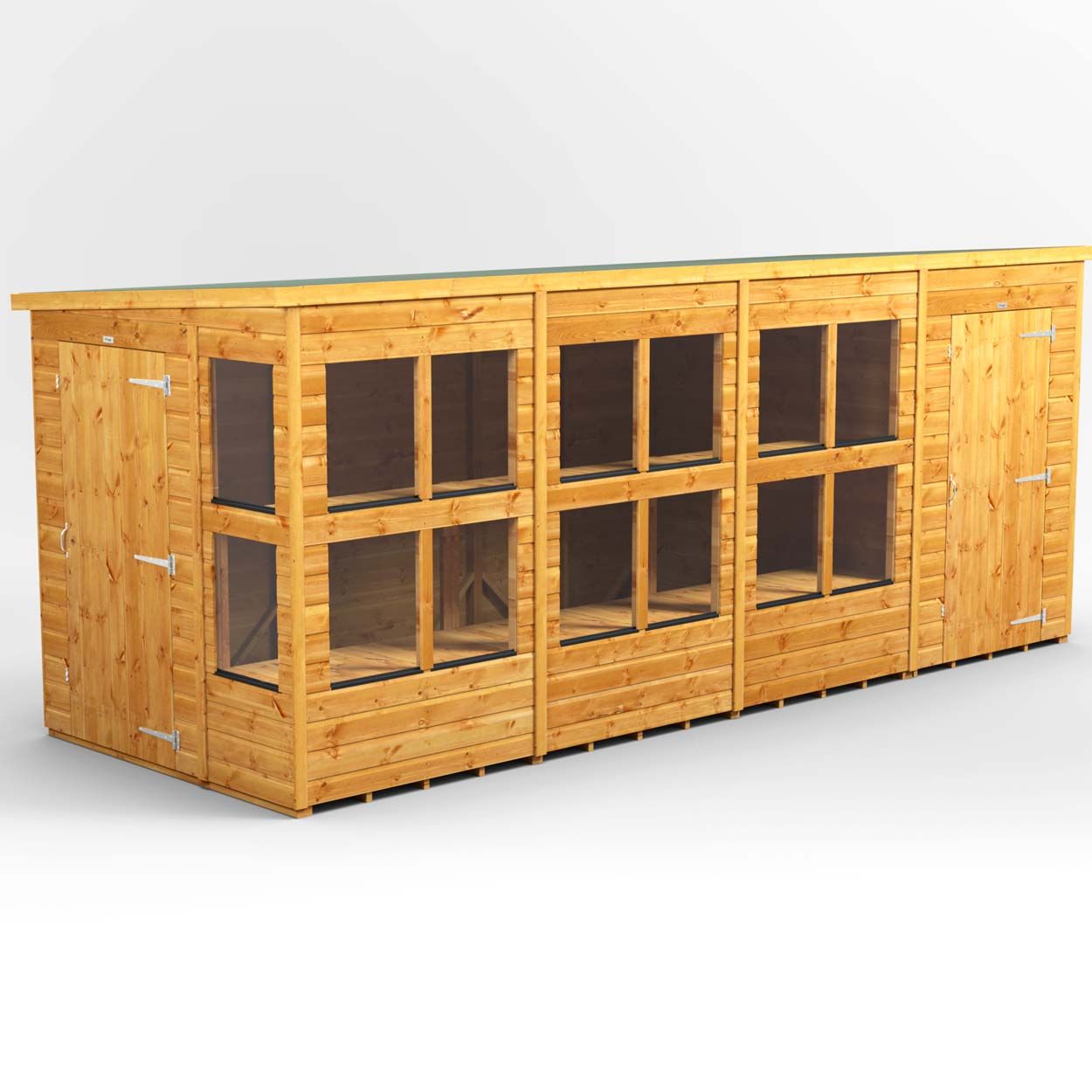 Powersheds Pent PottingShedComb 16ft x 6ft 4ft Str