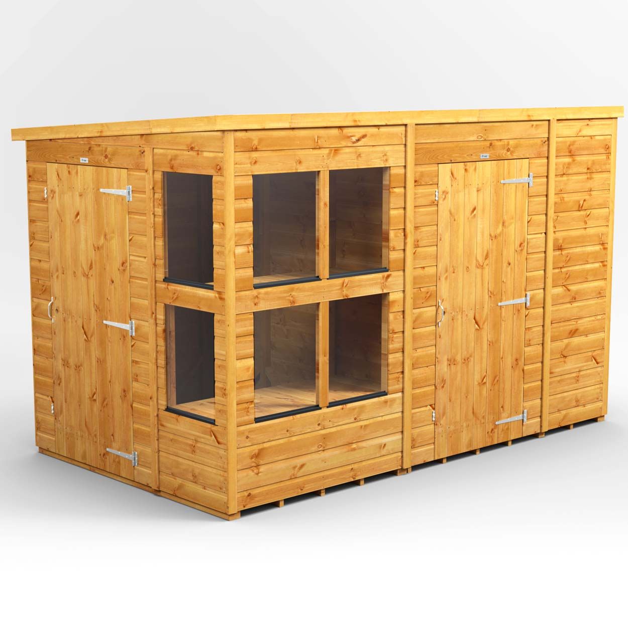 Powersheds Pent PottingShedComb 10ft x 6ft 6ft Str