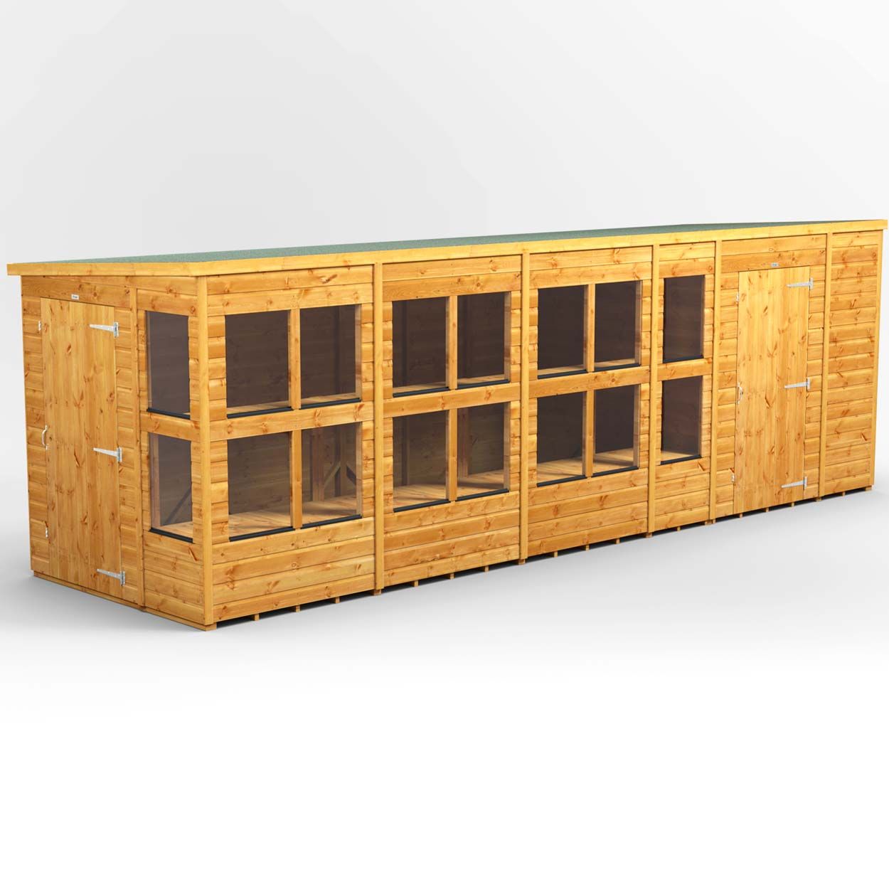 Powersheds Pent PottingShedComb 20ft x 6ft 6ft Str