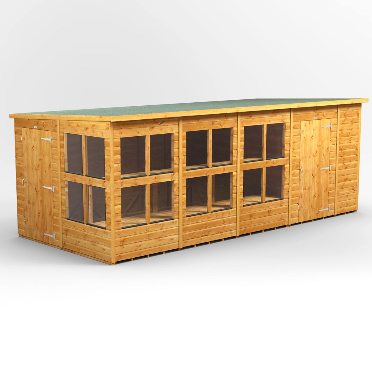 Powersheds Pent PottingShedComb 18ft x 8ft 6ft Str