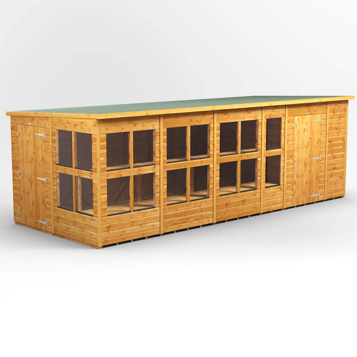 Powersheds Pent PottingShedComb 20ft x 8ft 6ft Str