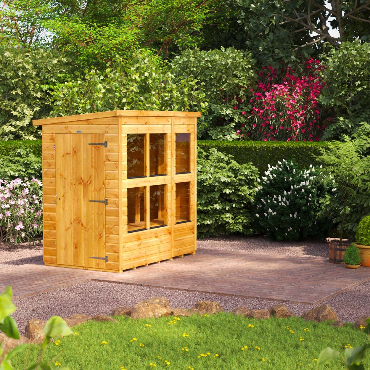 Powersheds Pent Potting Shed 6ft x 4ft