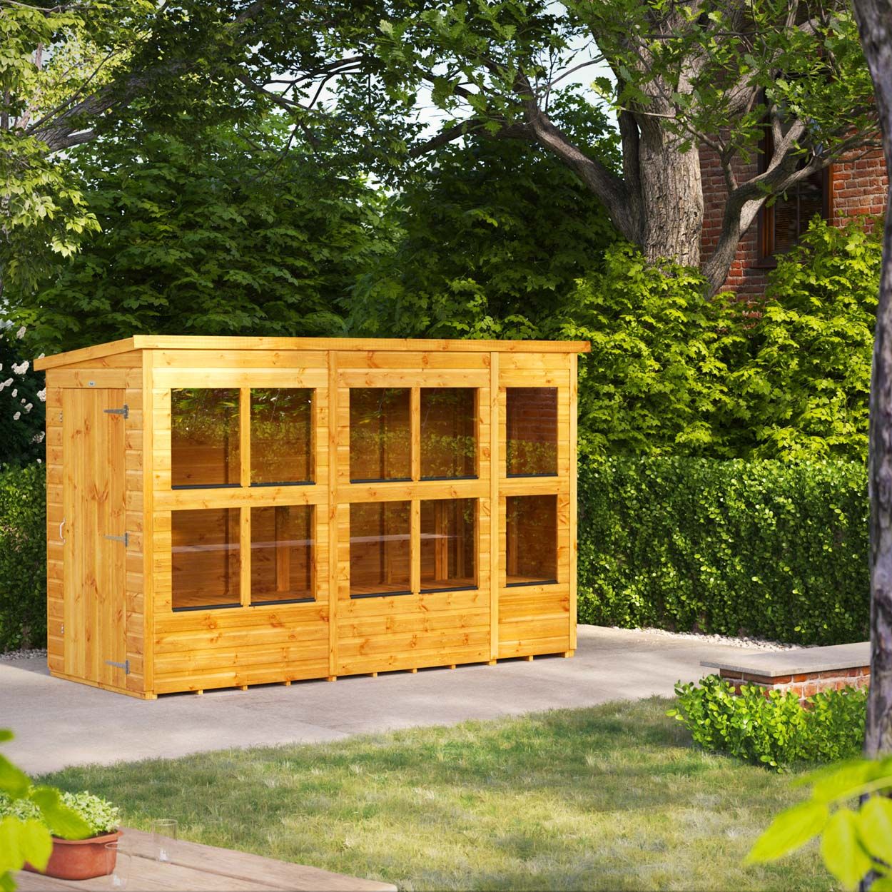 Powersheds Pent Potting Shed 10ft x 4ft