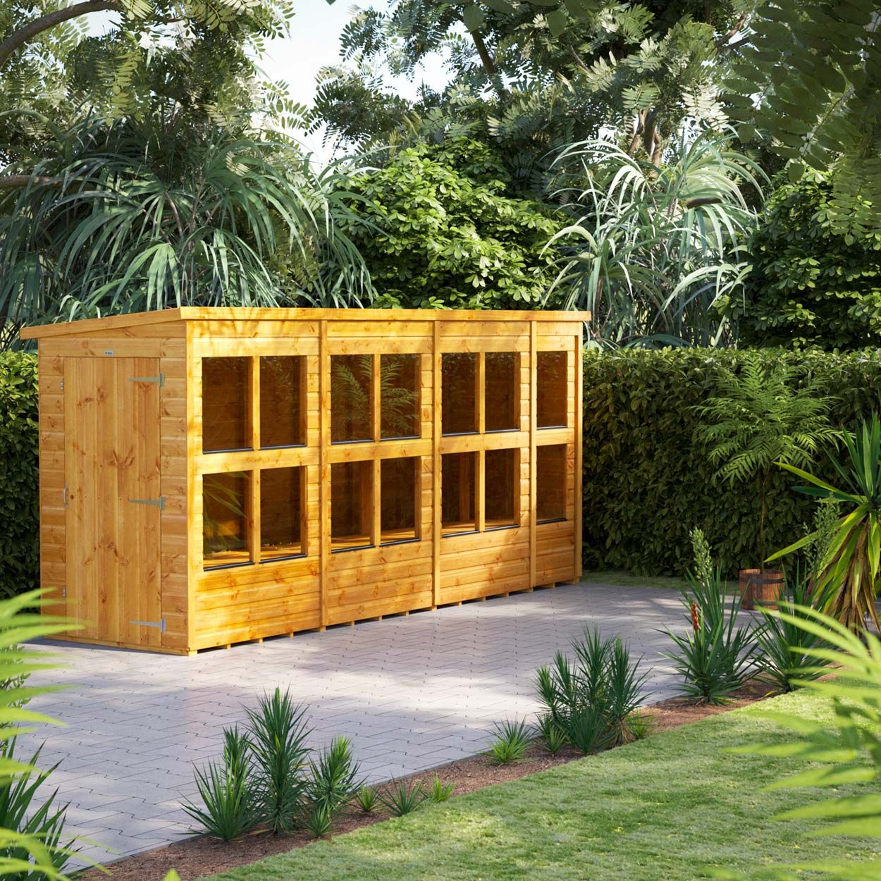 Powersheds Pent Potting Shed 14ft x 4ft