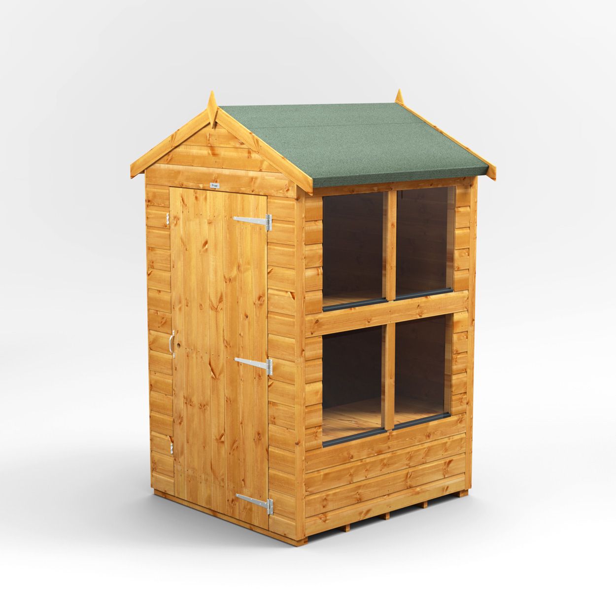 Powersheds Apex Potting Shed 4ft x 4ft