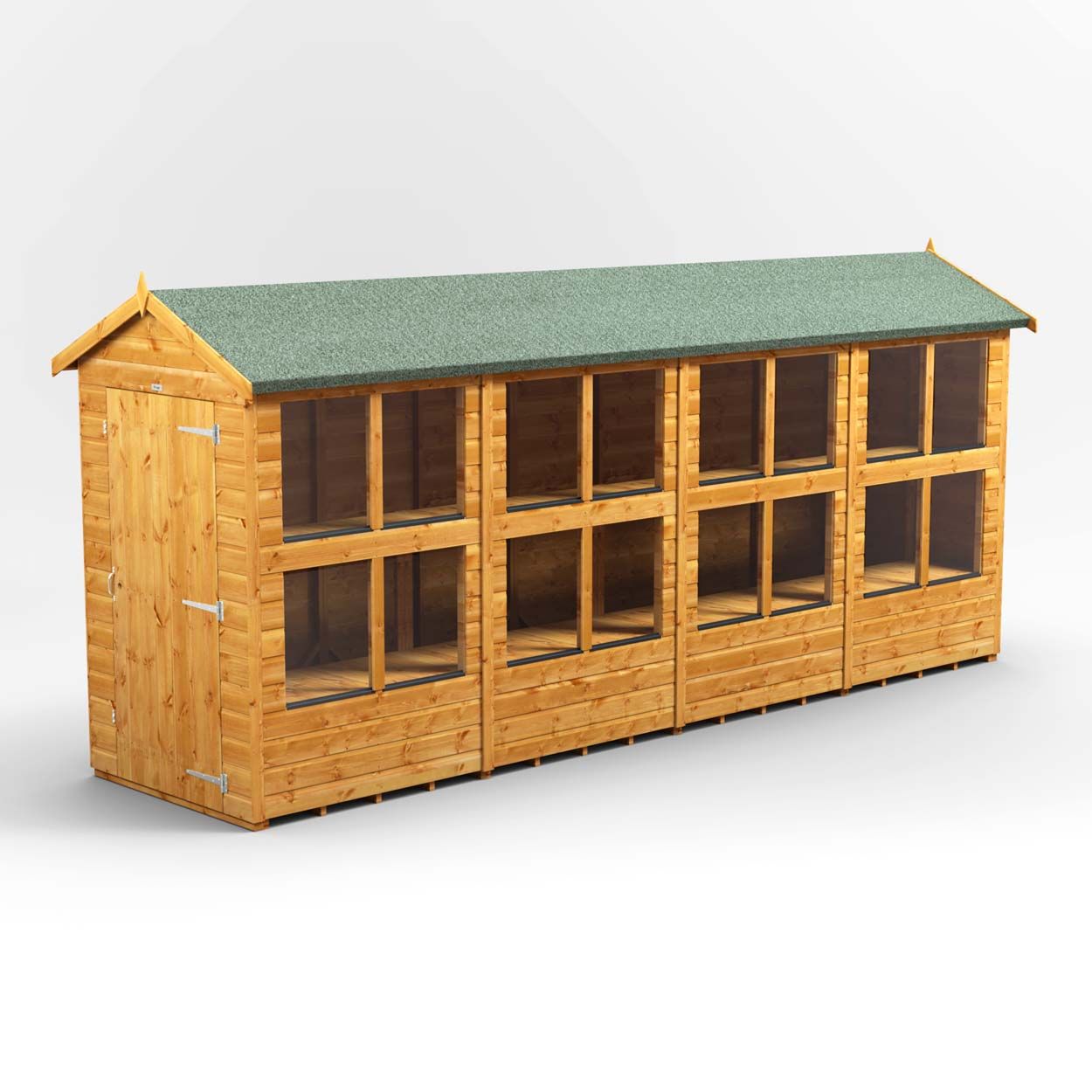 Powersheds Apex Potting Shed 16ft x 4ft
