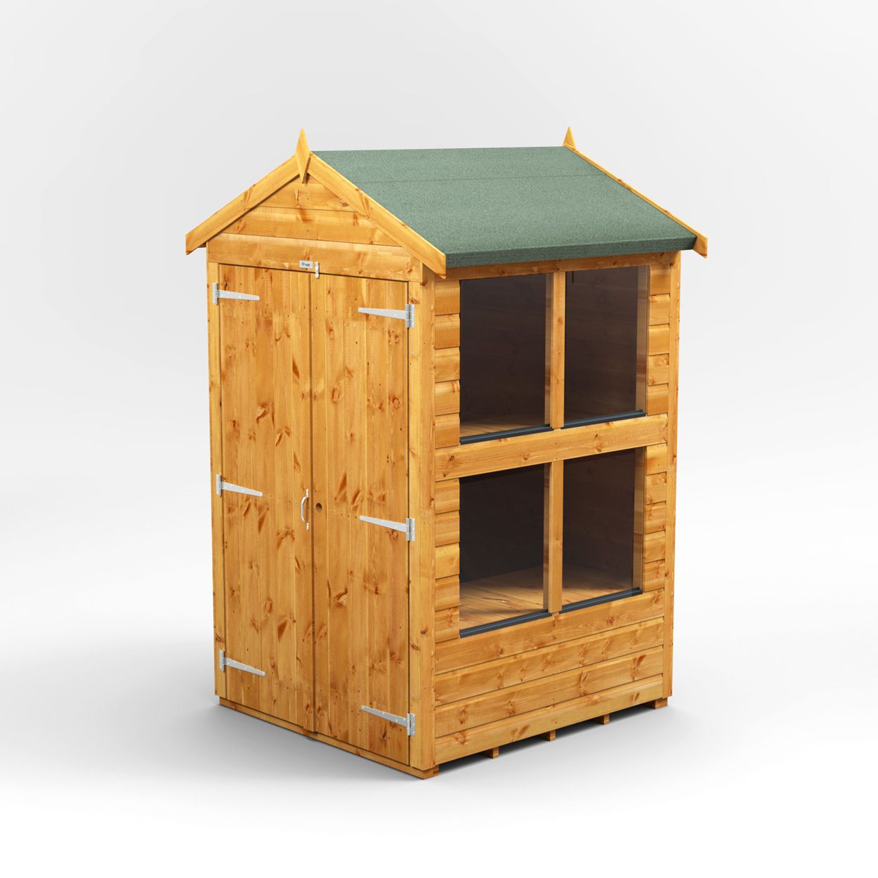 Powersheds Apex Potting Shed 4ft x 4ft DD