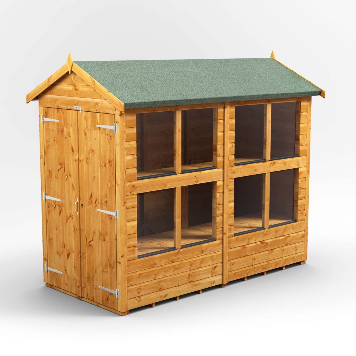 Powersheds Apex Potting Shed 8ft x 4ft DD