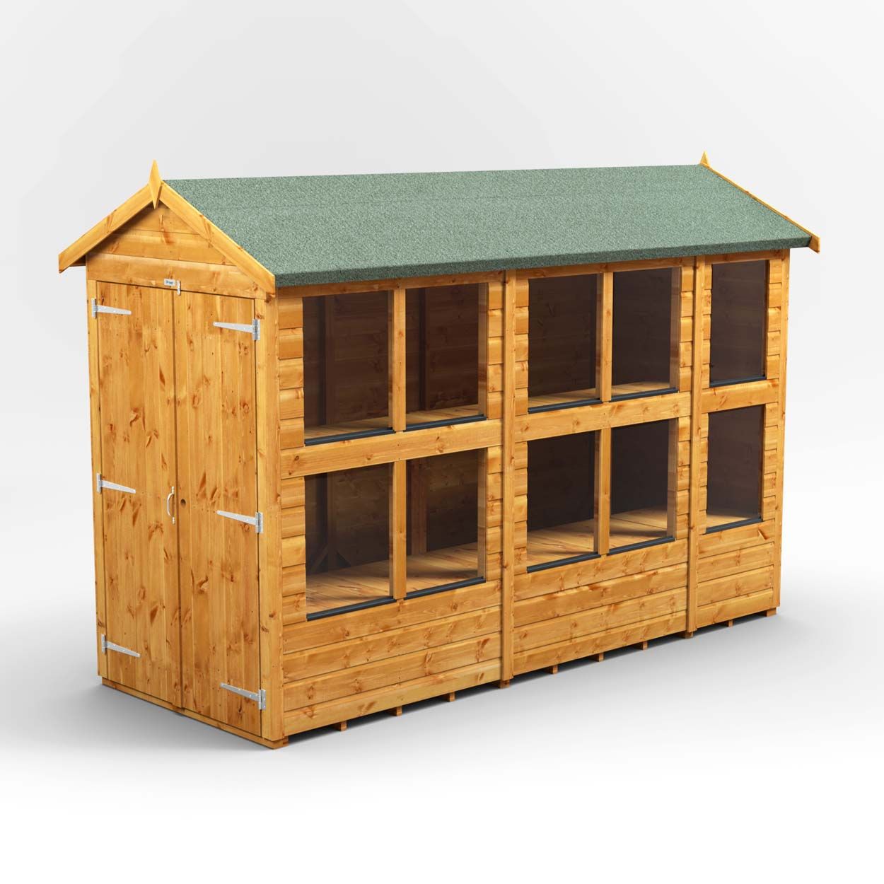 Powersheds Apex Potting Shed 10ft x 4ft DD