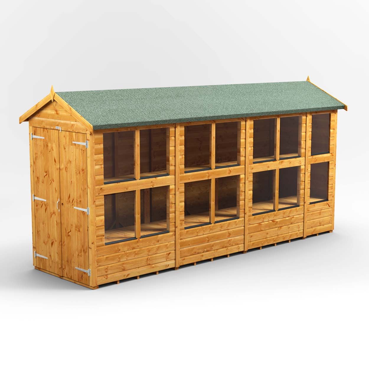 Powersheds Apex Potting Shed 14ft x 4ft DD