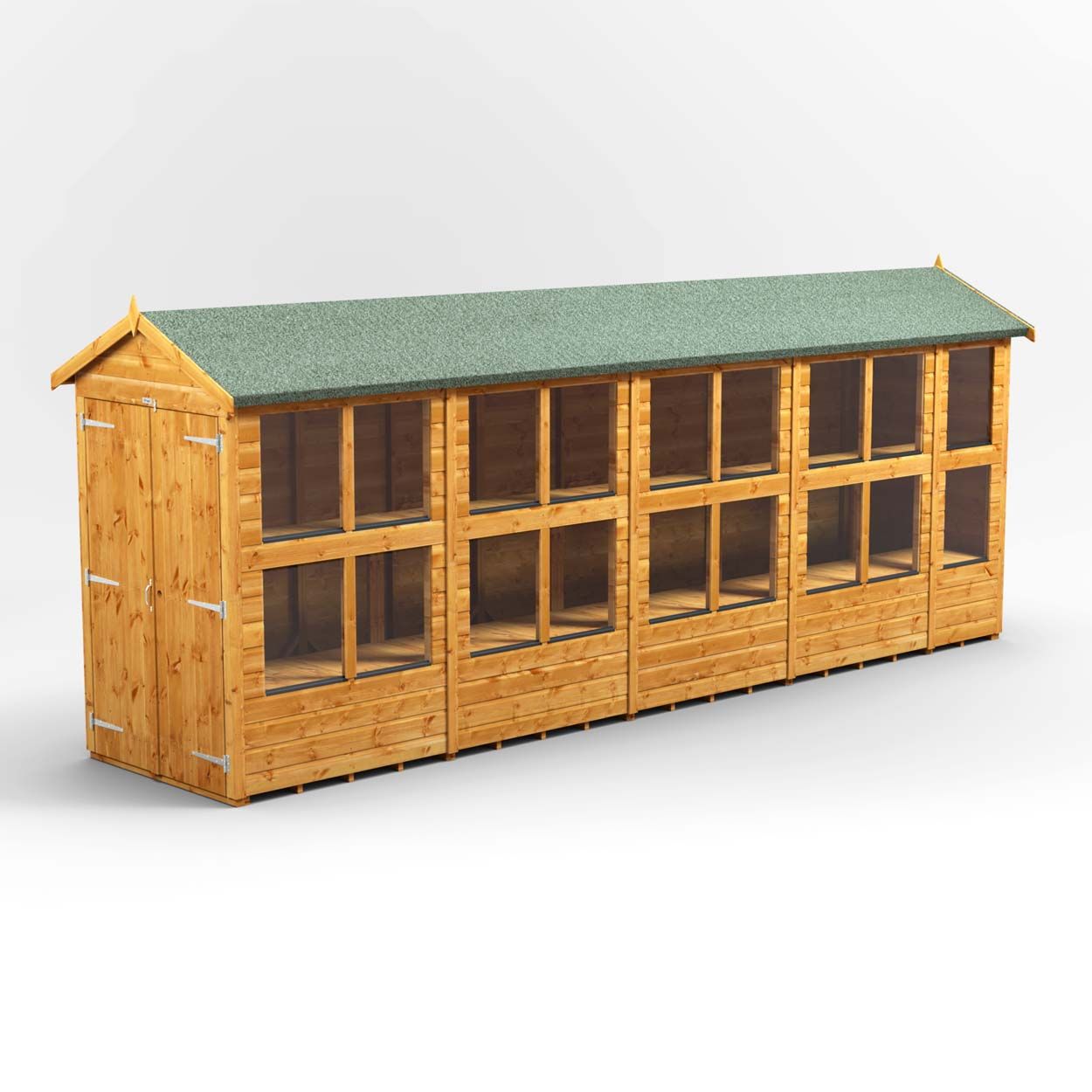 Powersheds Apex Potting Shed 18ft x 4ft DD