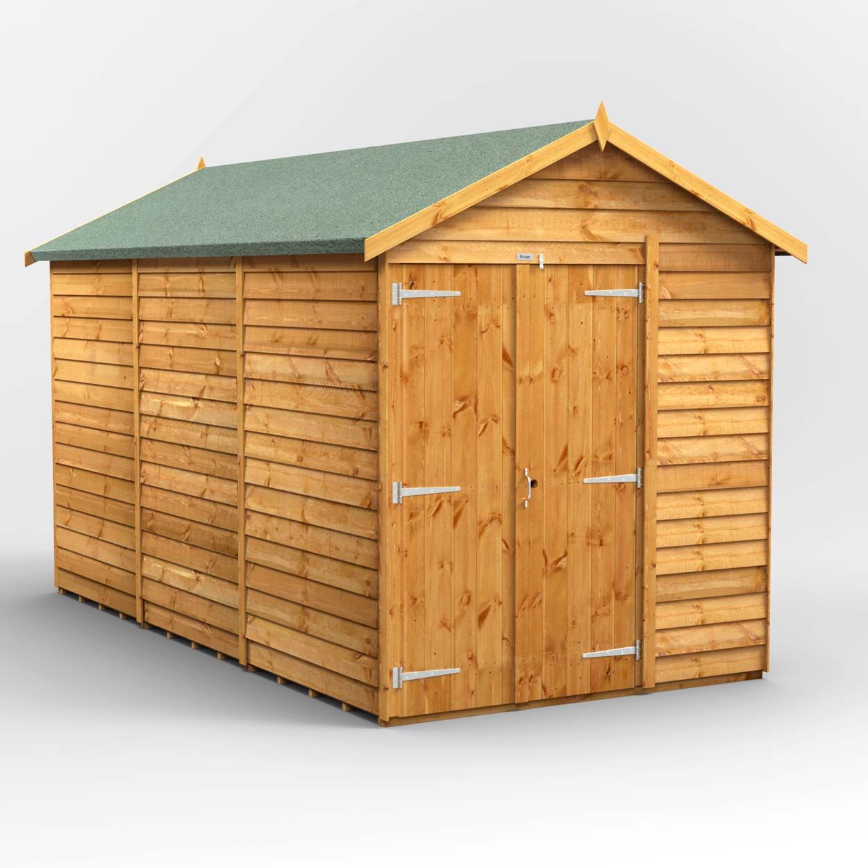 Powersheds Olap Apex GdnShed 12ft x 6ft Wndless DD