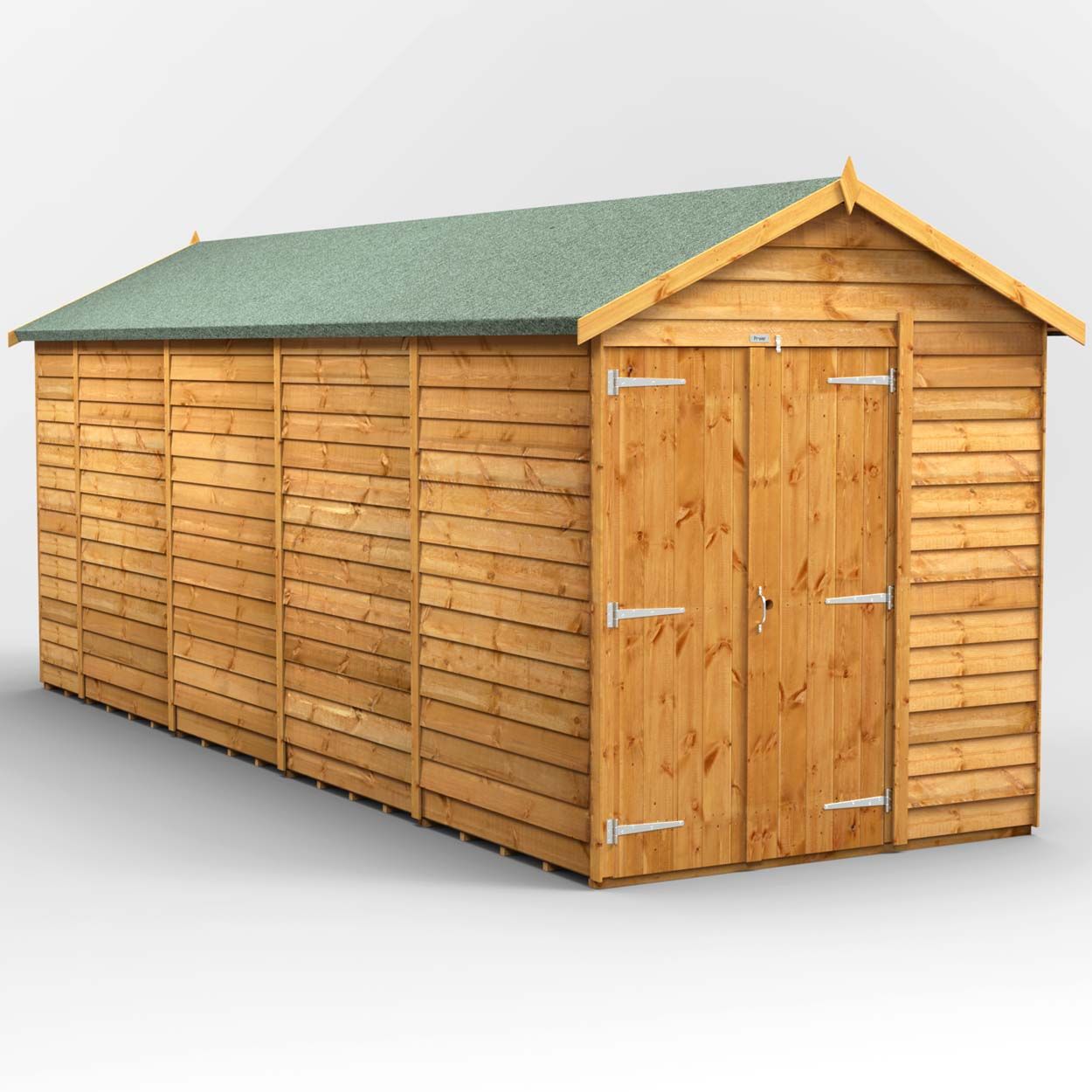 Powersheds Olap Apex GdnShed 18ft x 6ft Wndless DD