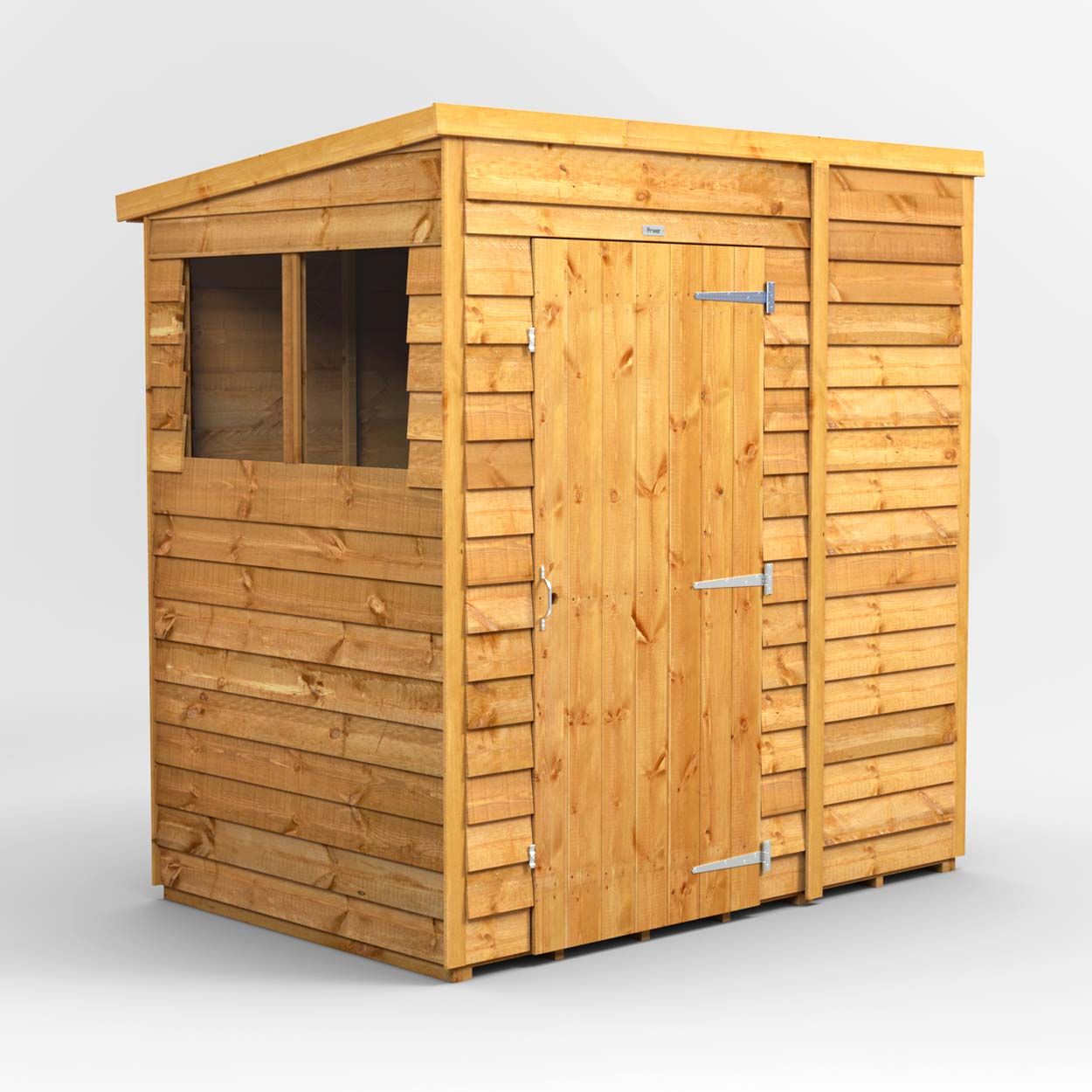 Powersheds Overlap Pent Garden Shed 6ft x 4ft