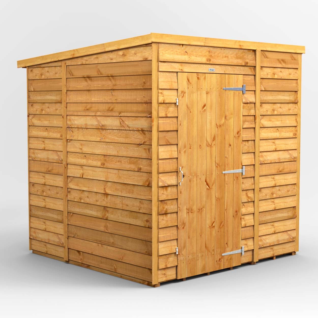 Powersheds Overlap Pent GdnShed 6ft x 6ft Wndless