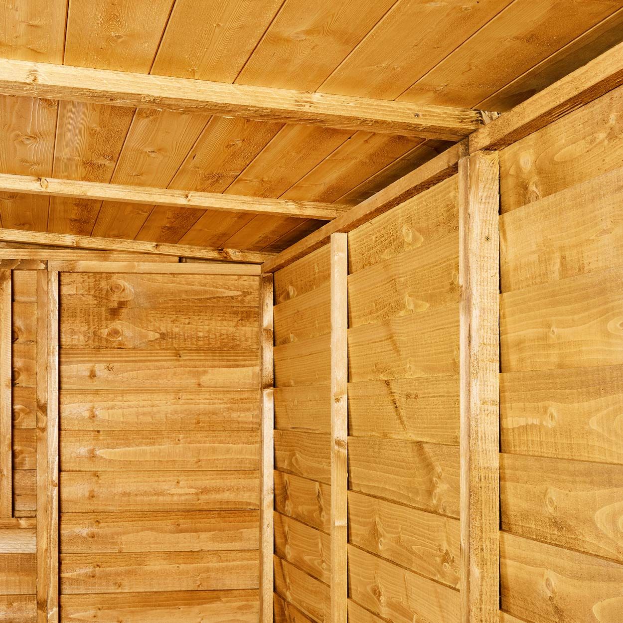 Powersheds Overlap Pent Garden Shed 6ft x 4ft DD