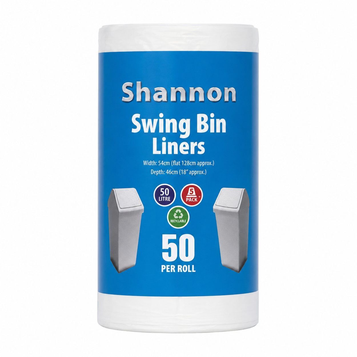 Shannon Strong Swing Bin Liners 50S