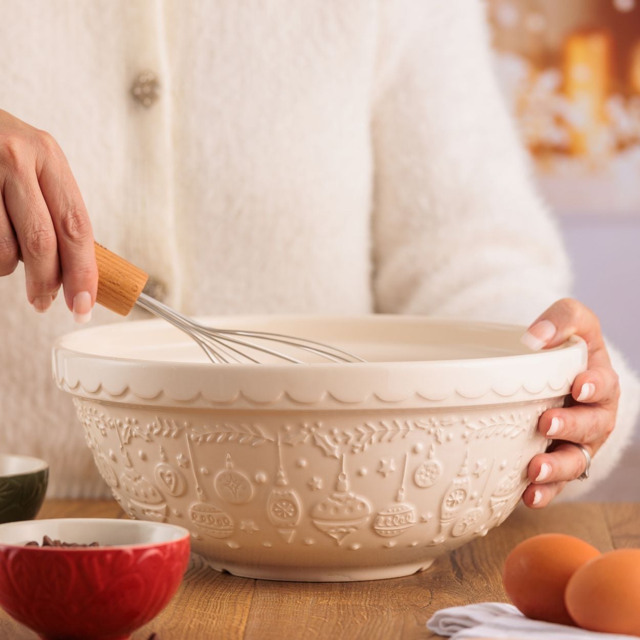 MC DECK THE HALLS S18 CREAM BOWL 26CM