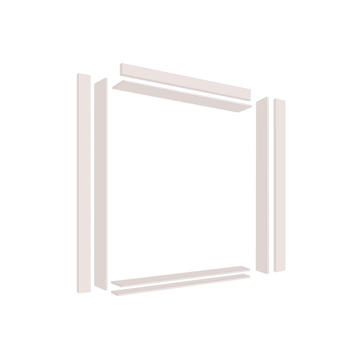 Spacepro Framing Kit 2700 x 2800mm Cashmere