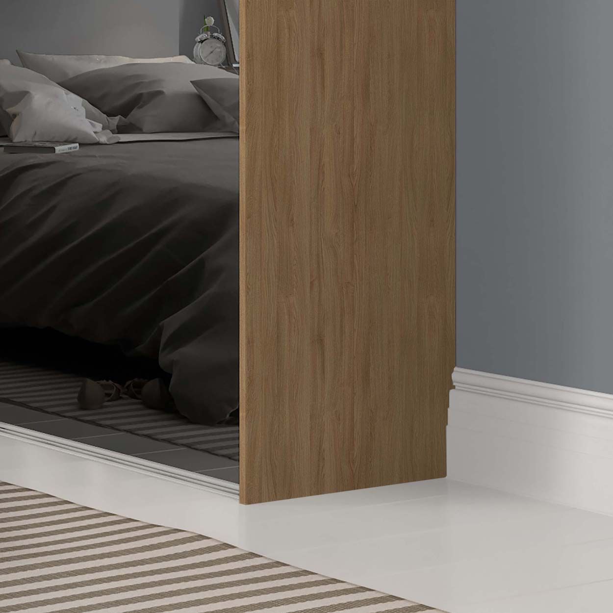 Spacepro 620mm Wide End Panel - Oak