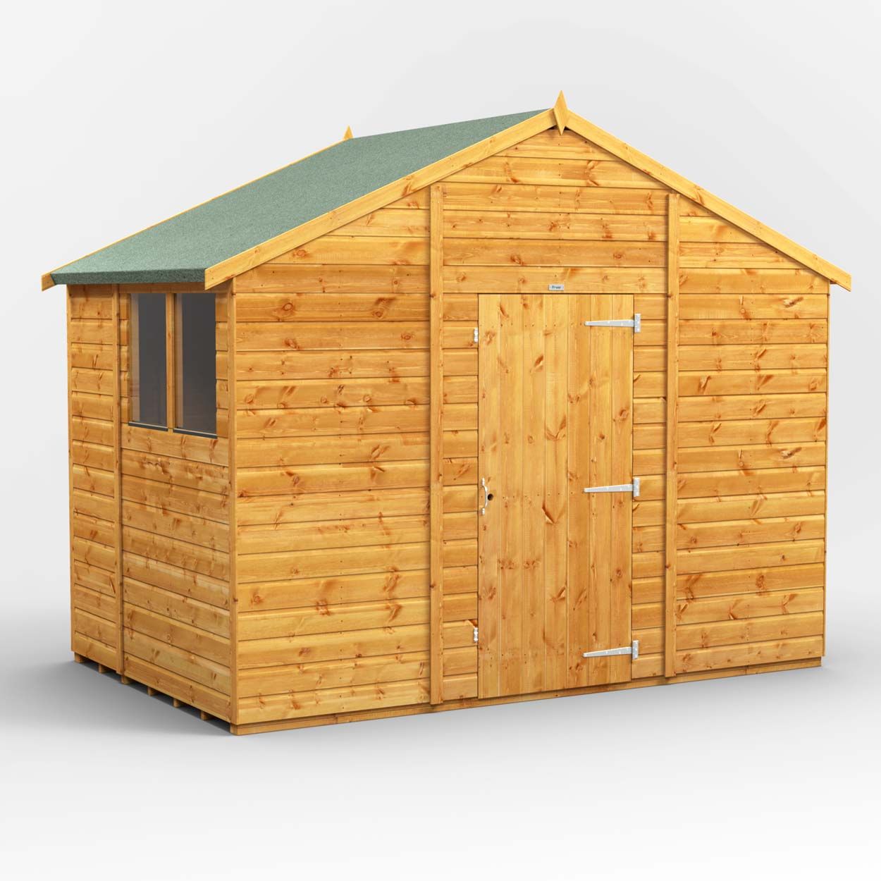 Powersheds Apex Garden Shed - 6ft x 10ft