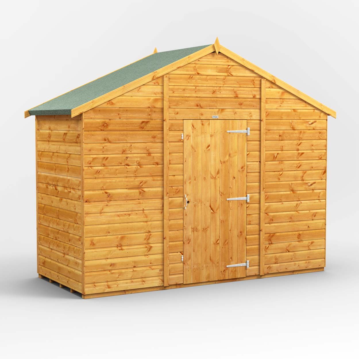 Powersheds Apex Garden Shed - 4ft x 10ft - Windowless