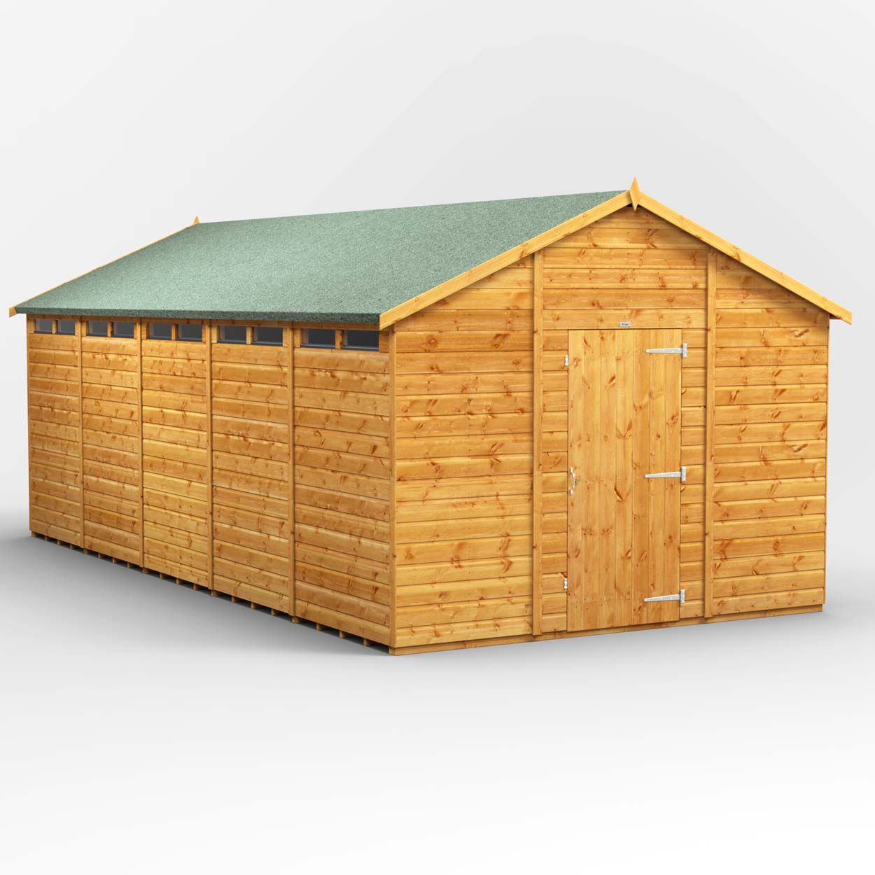 Powersheds Apex Security Shed - 20ft x 10ft