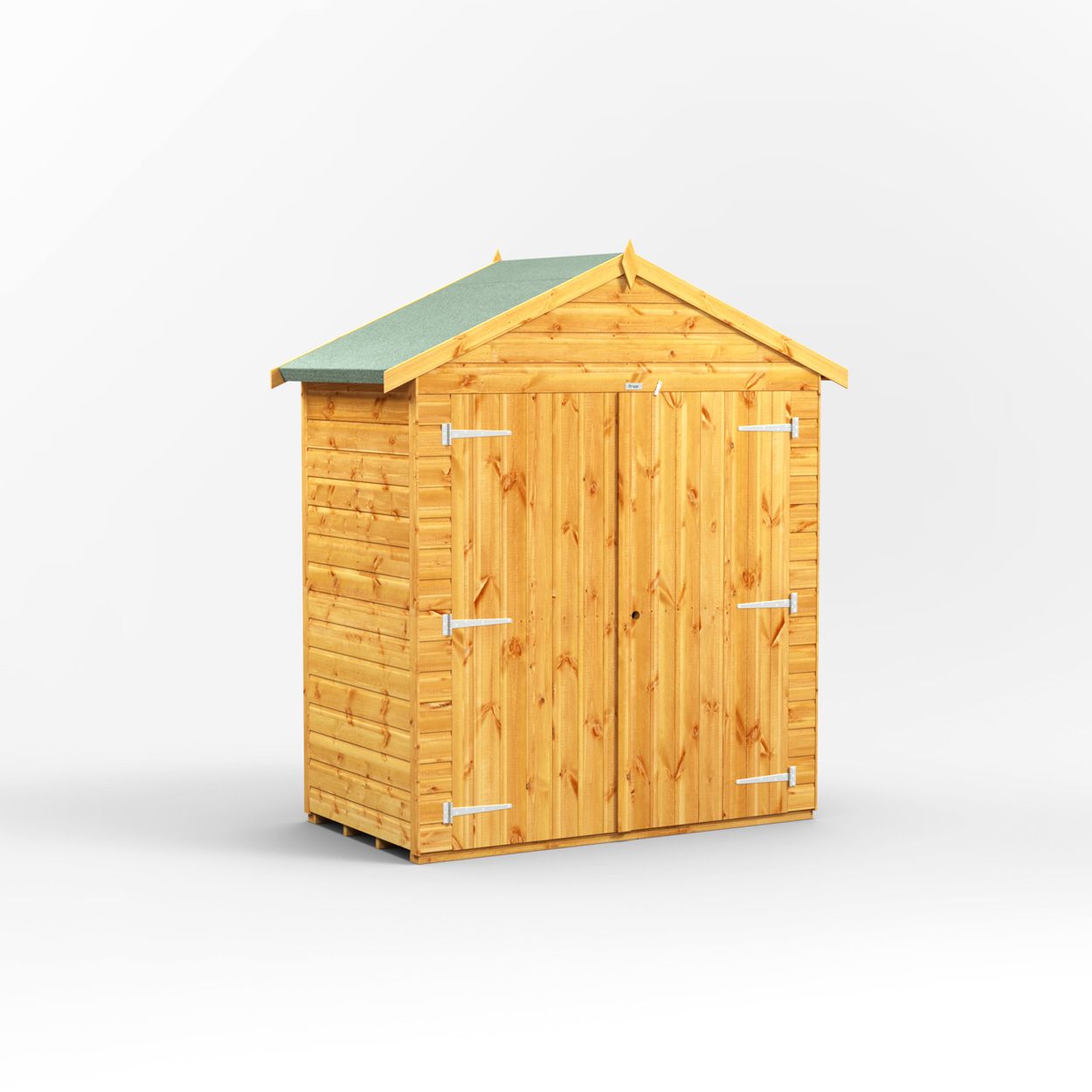 Powersheds Apex Storage Shed Garden Shed - 3ft x 6ft