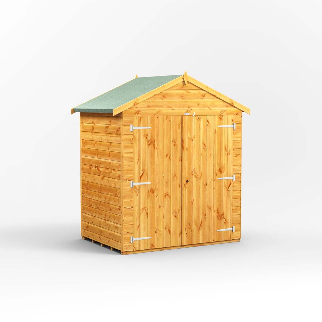 Powersheds Apex Storage Shed Garden Shed - 4ft x 6ft