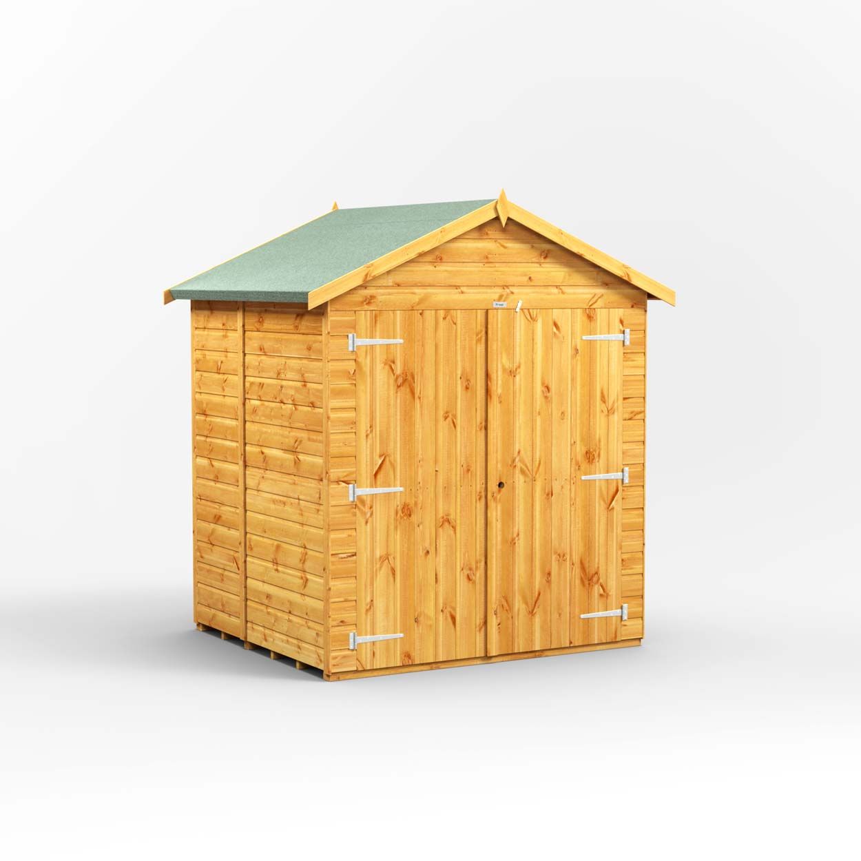 Powersheds Apex Storage Shed Garden Shed - 5ft x 6ft