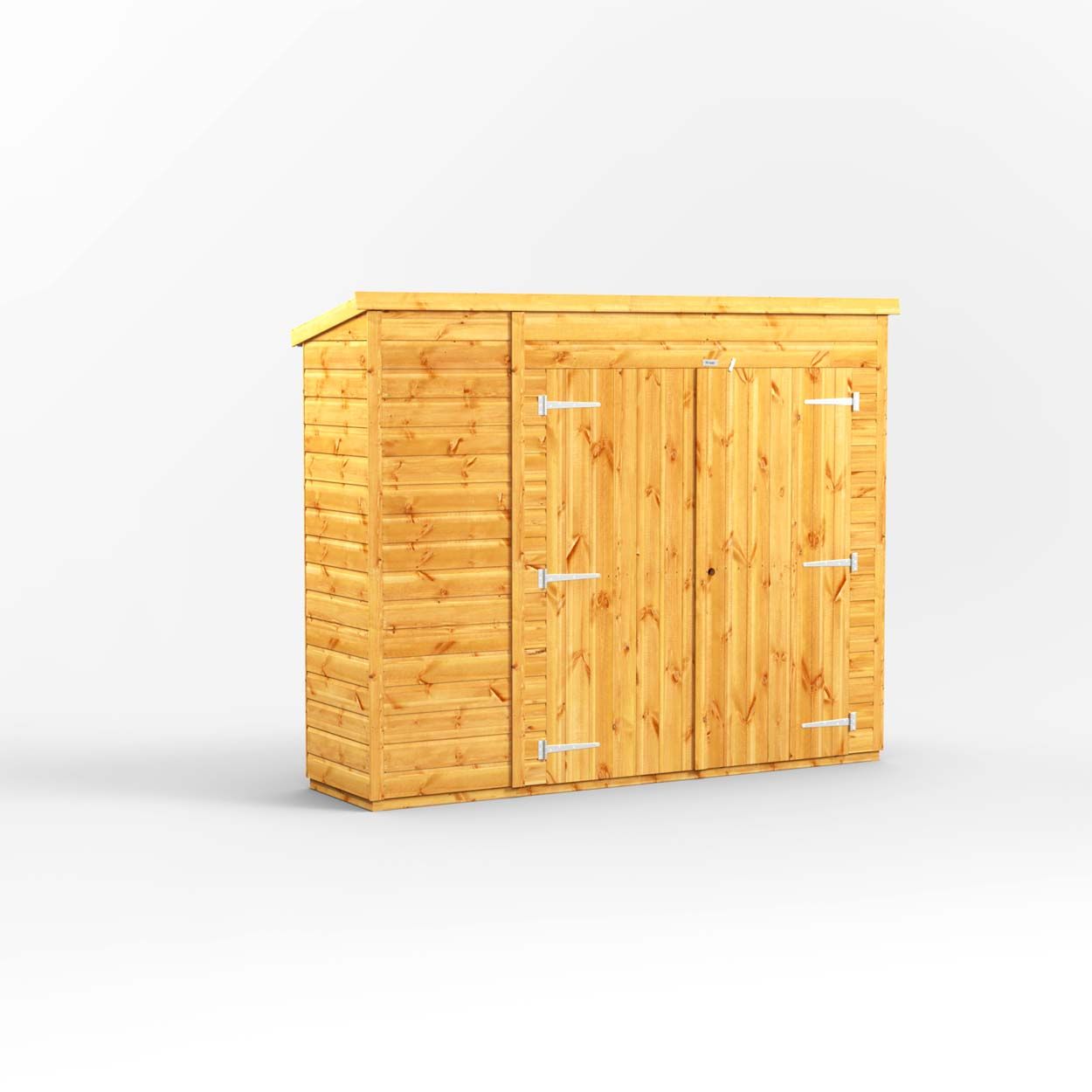 Powersheds Pent Storage Shed Garden Shed - 8ft x 2ft