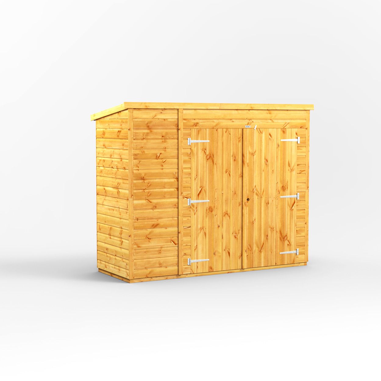 Powersheds Pent Storage Shed Garden Shed - 8ft x 3ft