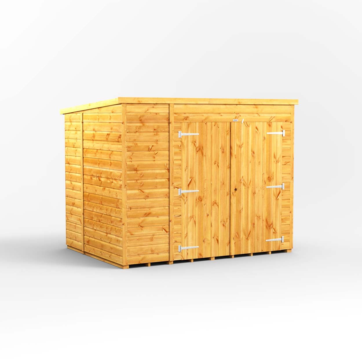 Powersheds Pent Storage Shed Garden Shed - 8ft x 6ft