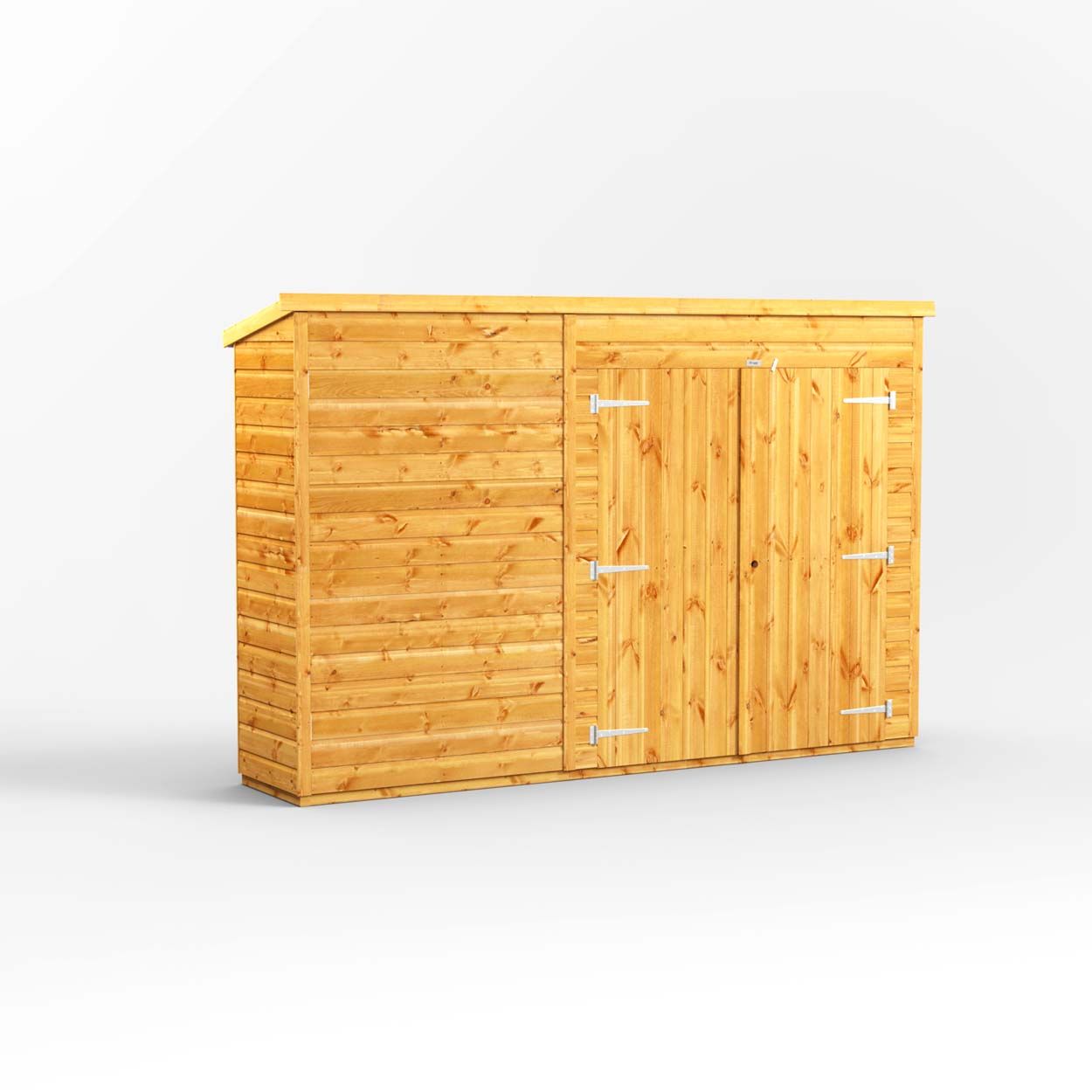 Powersheds Pent Storage Shed Garden Shed - 10ft x 2ft