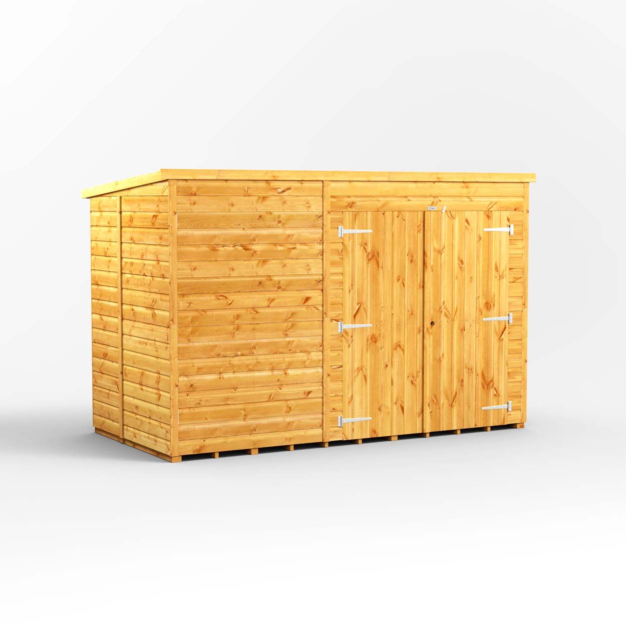 Powersheds Pent Storage Shed Garden Shed - 10ft x 5ft