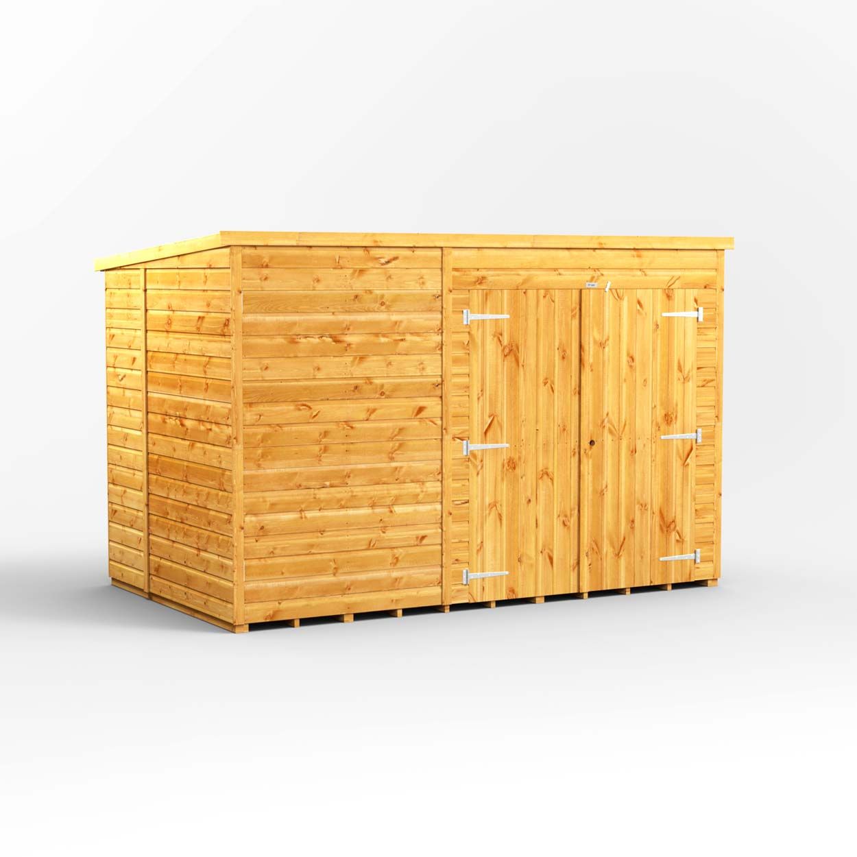 Powersheds Pent Storage Shed Garden Shed - 10ft x 6ft