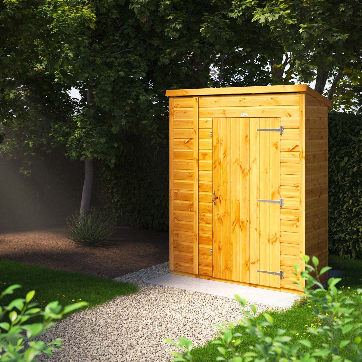 Powersheds Pent Toolshed Garden Shed - 5ft x 2ft