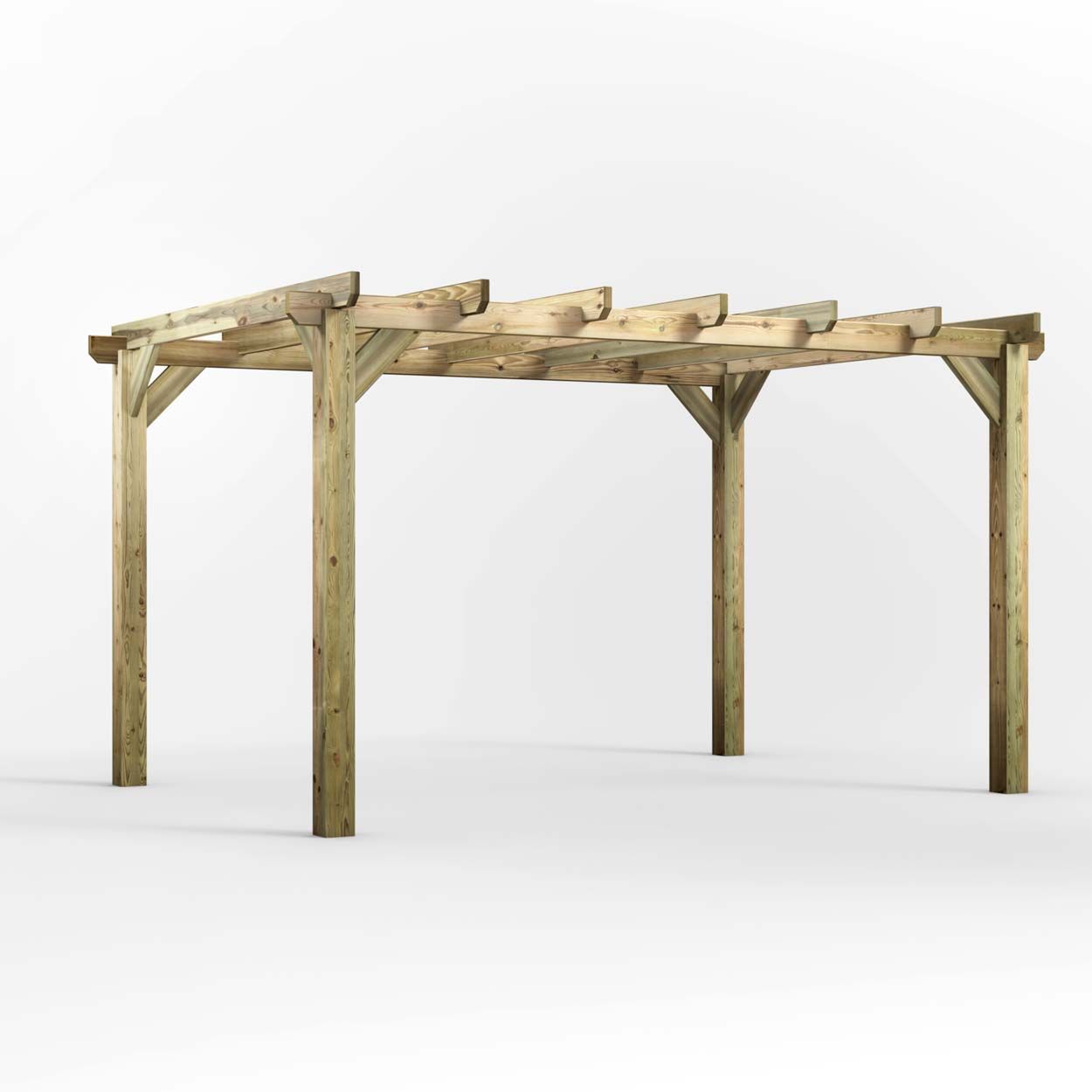 Powersheds Pergola Garden Shed - 14ft x 10ft