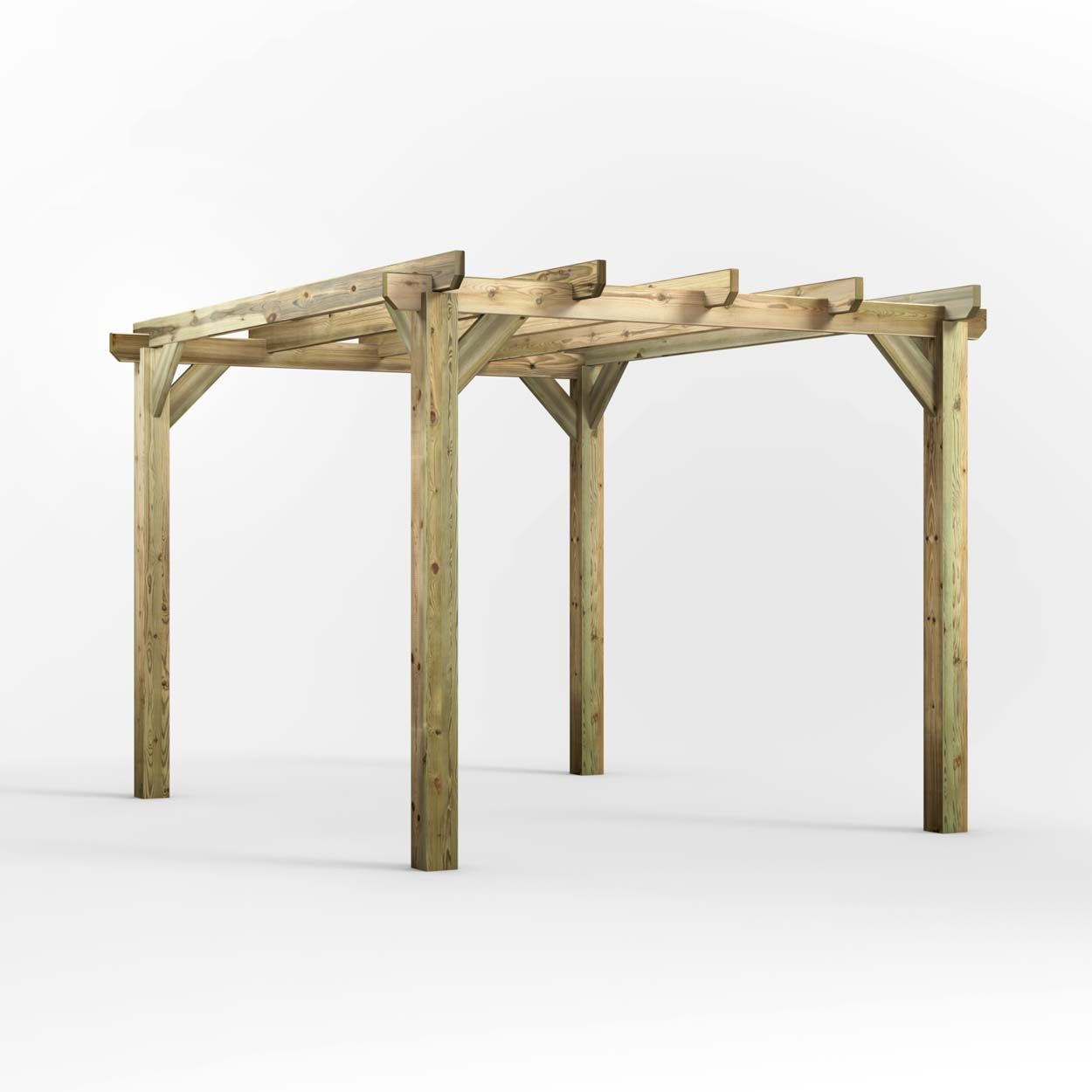 Powersheds Pergola Garden Shed - 10ft x 12ft