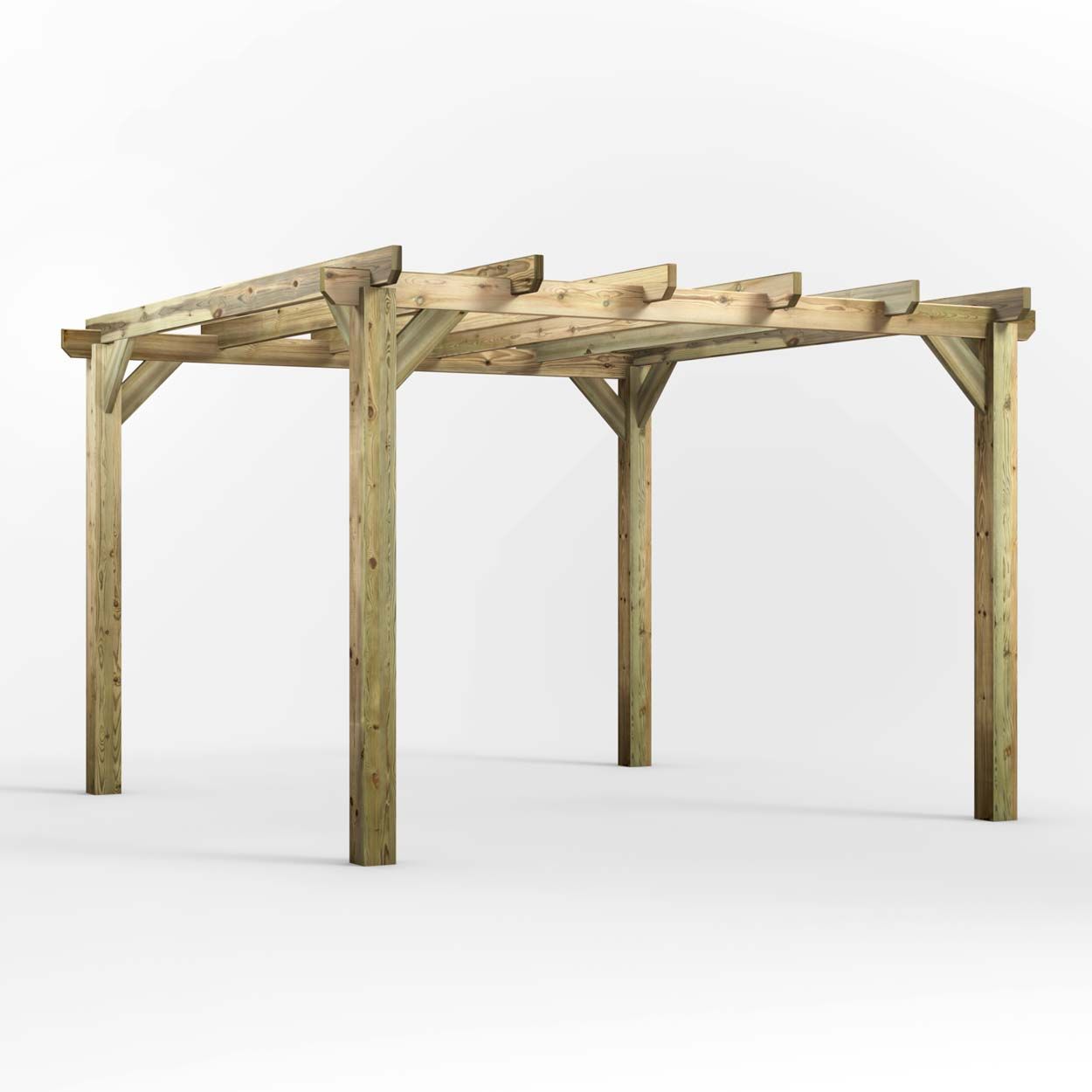 Powersheds Pergola Garden Shed - 12ft x 12ft