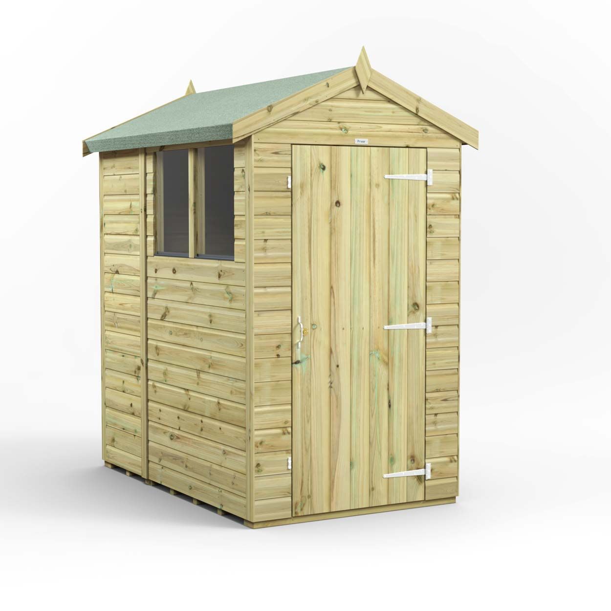 Powersheds Premium Apex Garden Shed - 6ft x 4ft